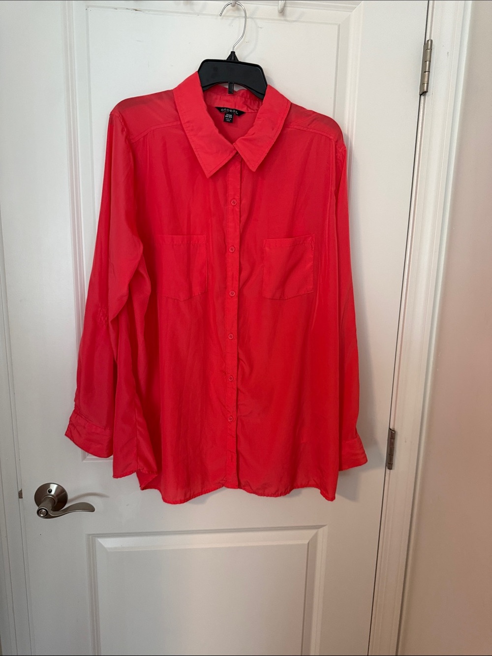 George women’s Button-Down Shirt - Bright Red